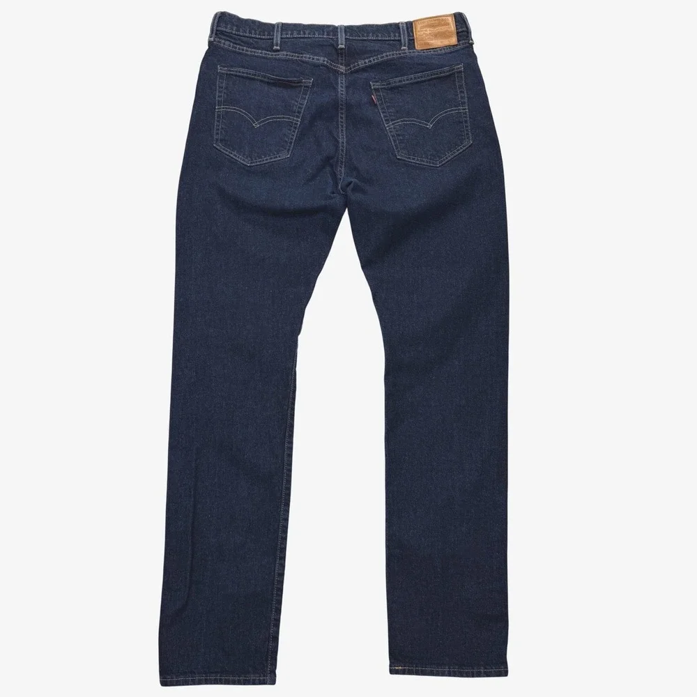 LEVI's 512 Premium Big E Jeans Men's *40 Slim Tapered Fit Zip Fly Indigo Blue